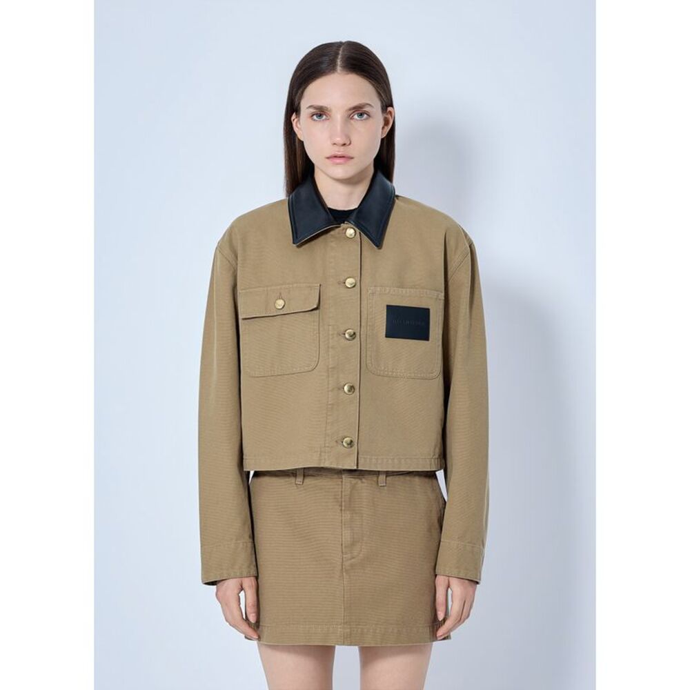 Balenciaga Women Cropped Workwear Jacket